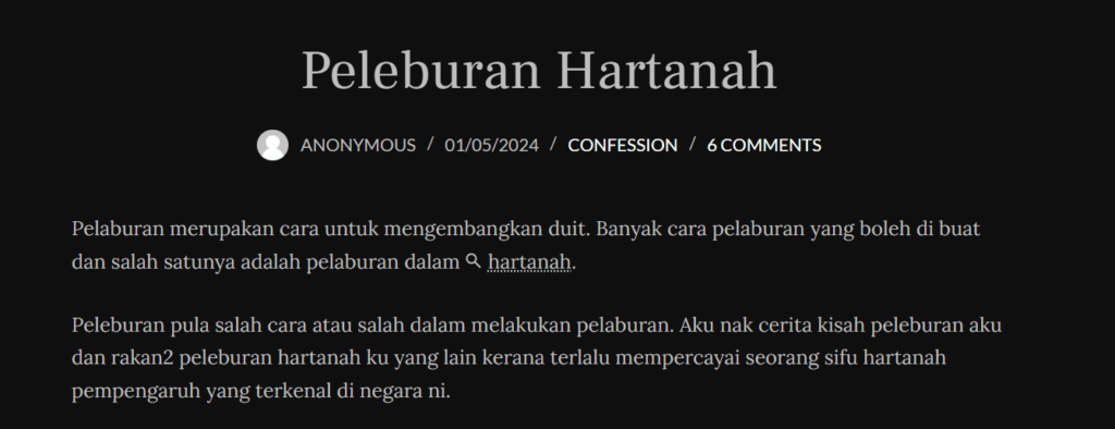 Faizul Ridzuan FAR Capital Scam