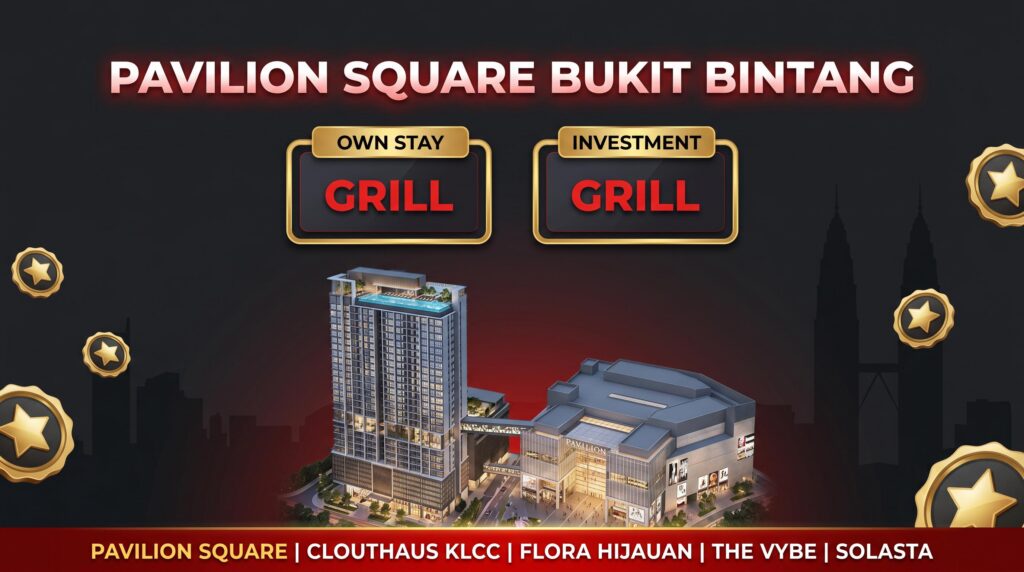 Pavilion Square Bukit Bintang: Grilled on Both Counts