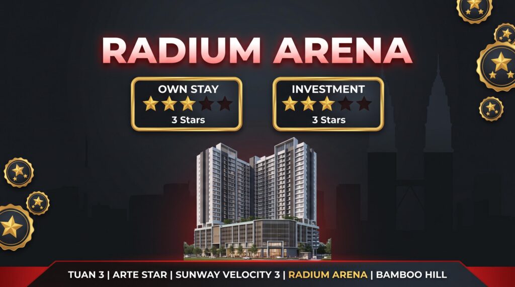 Radium Arena: 3-Star Deal or Grill Malaysia Property Review Rating