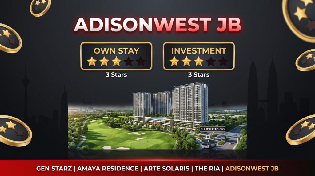 AdisonWest JB: 3-Star Own Stay, 3-Star Investment