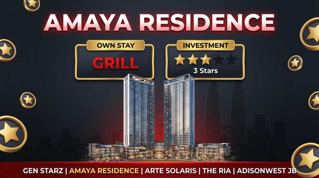 Amaya Residence: 3-Star Investment, Grill for Some