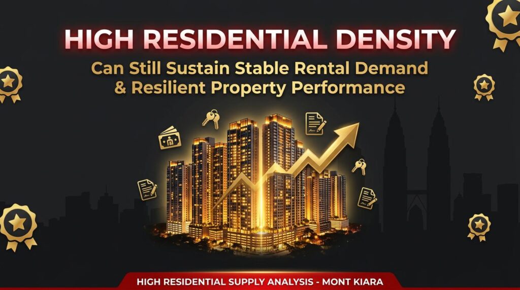 high residential density can still sustain stable rental demand and resilient property performance