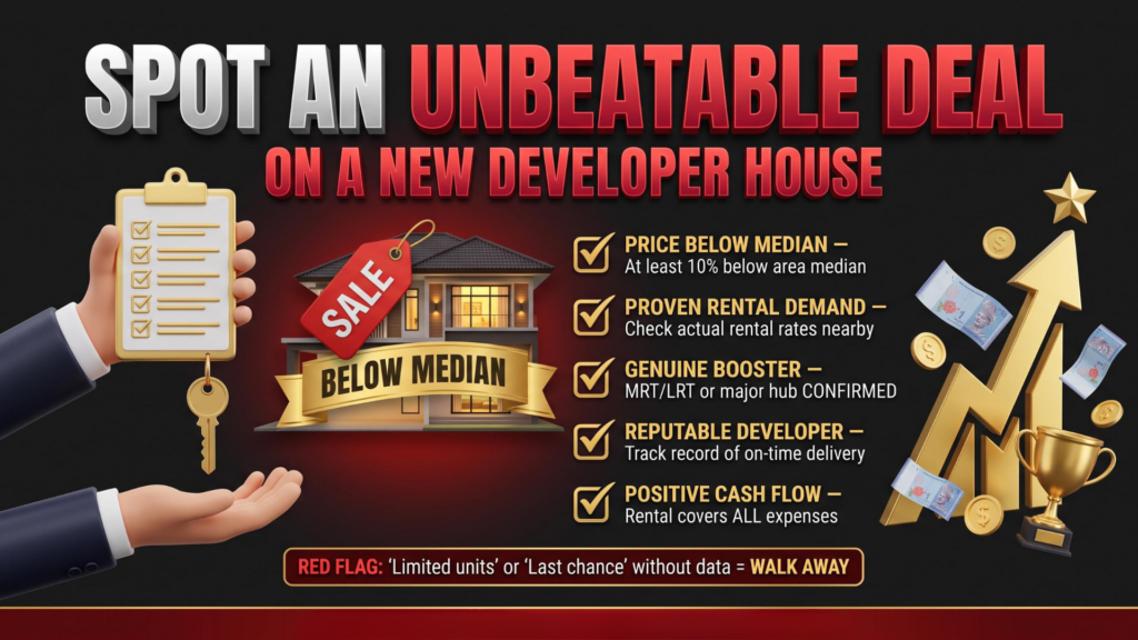 How to Spot an Unbeatable Deal on a New Developer House?