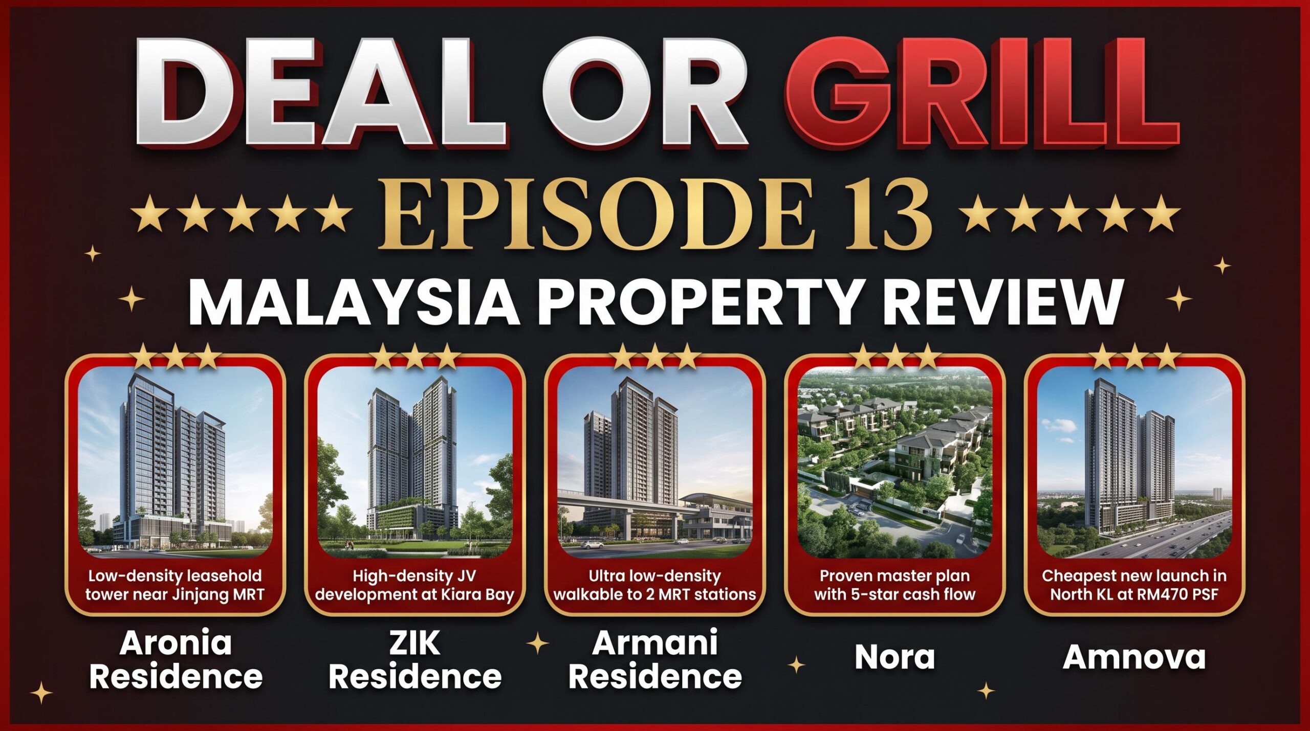 Deal or Grill Malaysia Property Review EP 13 reveals 9 North KL Properties